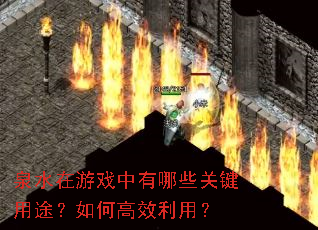 泉水在游戏中有哪些关键用途?如何高效利用? 泉水在游戏中有哪些关键用途?如何高效利用?