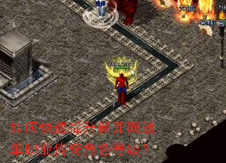 如何快速提升新开网通单职业传奇角色等级? 如何快速提升新开网通单职业传奇角色等级?